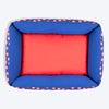 HUFT Cuddle Love Lounger Dog Bed - Red & Navy_04