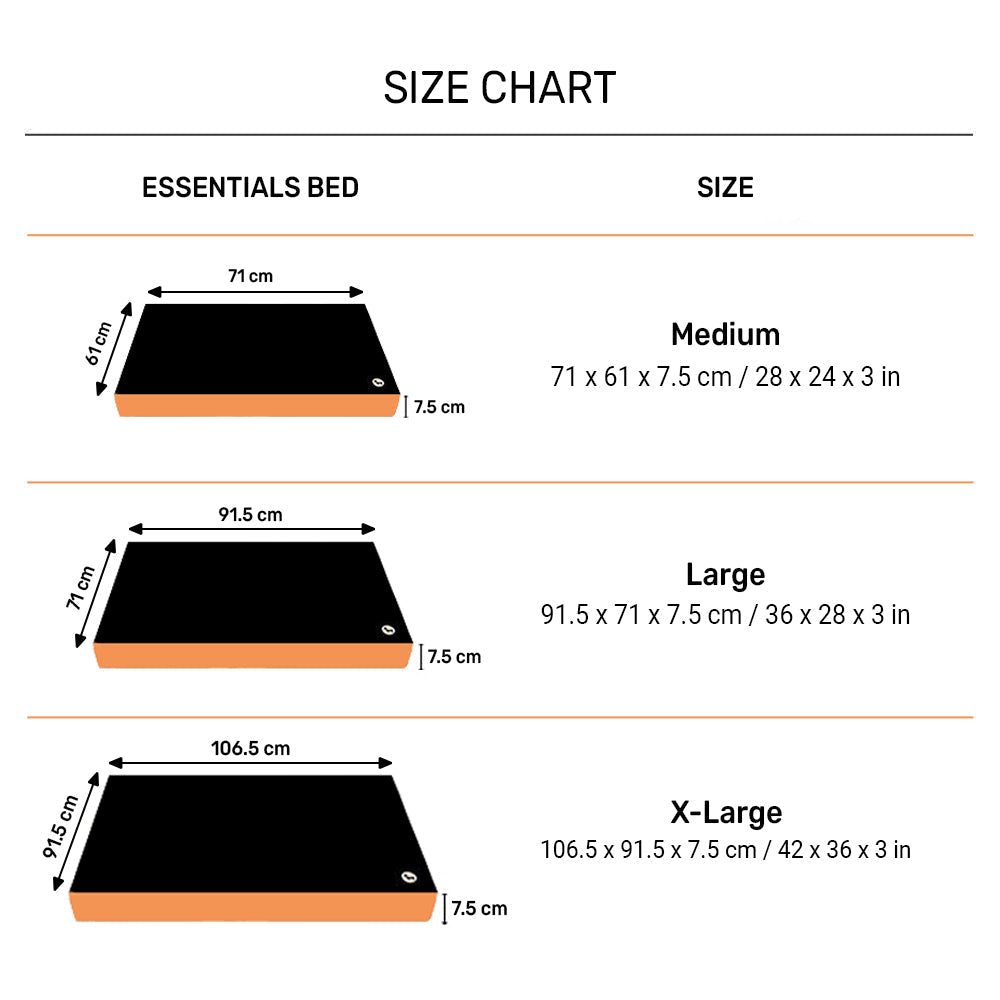 HUFT Essentials Sleep Tight Dog Bed - Navy - Heads Up For Tails