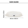 HUFT Furry Bliss Cuddle Bed For Cat & Puppy - White - Heads Up For Tails