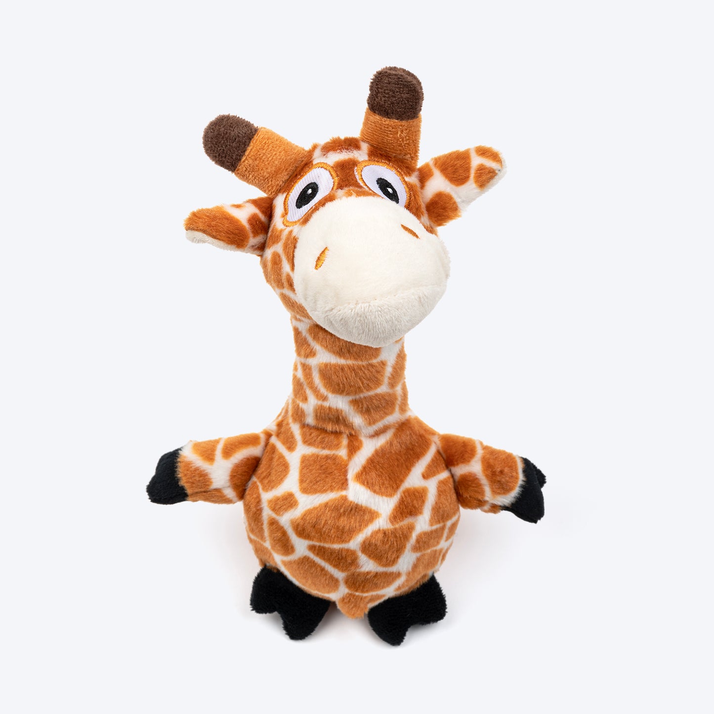 HUFT Jerry The Giraffe Squeaky Plush Toy For Dog - Beige & Brown_01