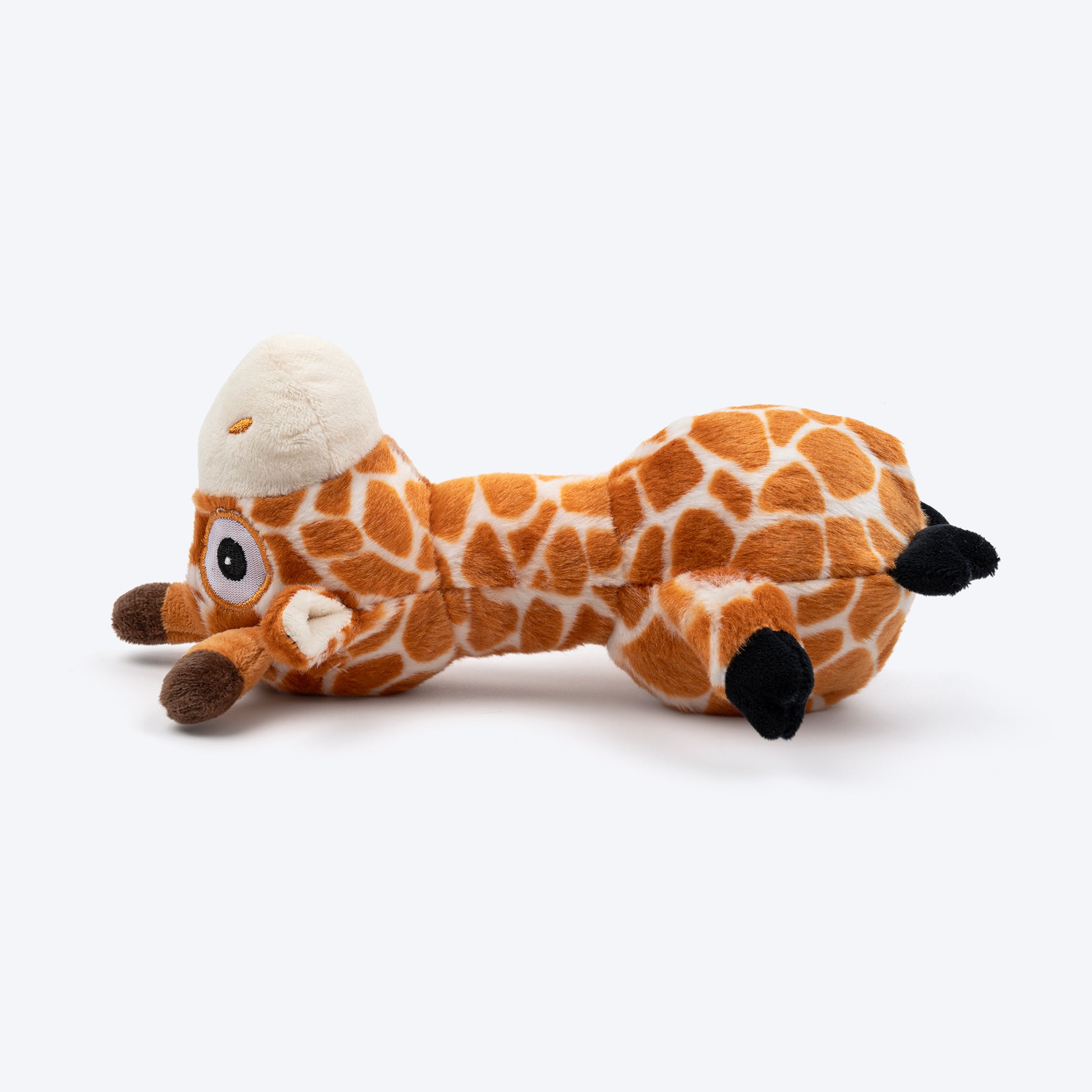 HUFT Jerry The Giraffe Squeaky Plush Toy For Dog - Beige & Brown_03