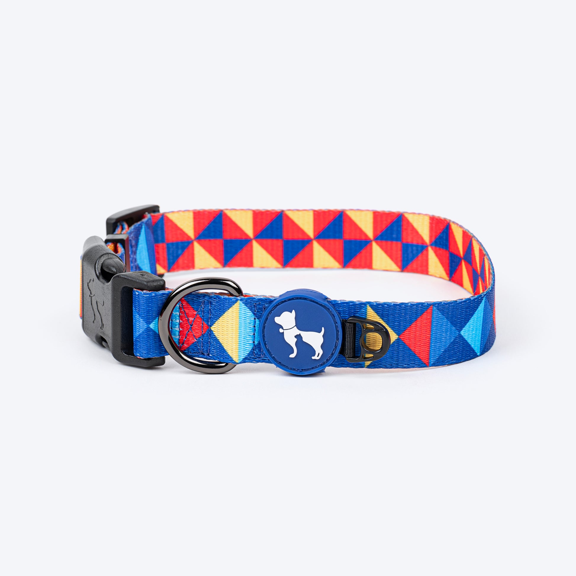 HUFT Prism Patterns Collar For Dog - Blue - Heads Up For Tails