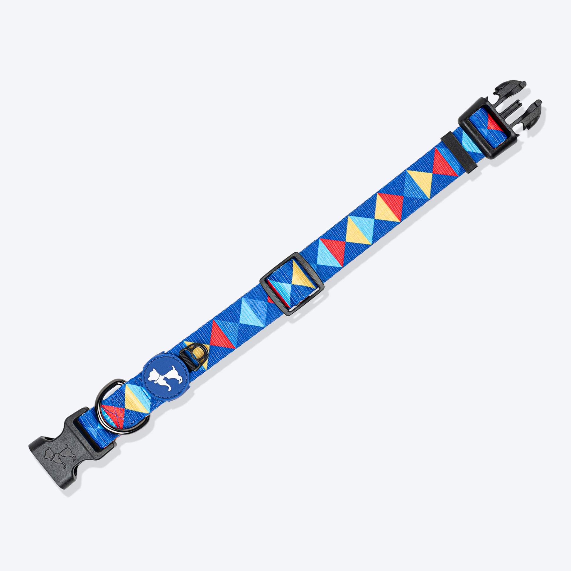 HUFT Prism Patterns Collar For Dog - Blue - Heads Up For Tails