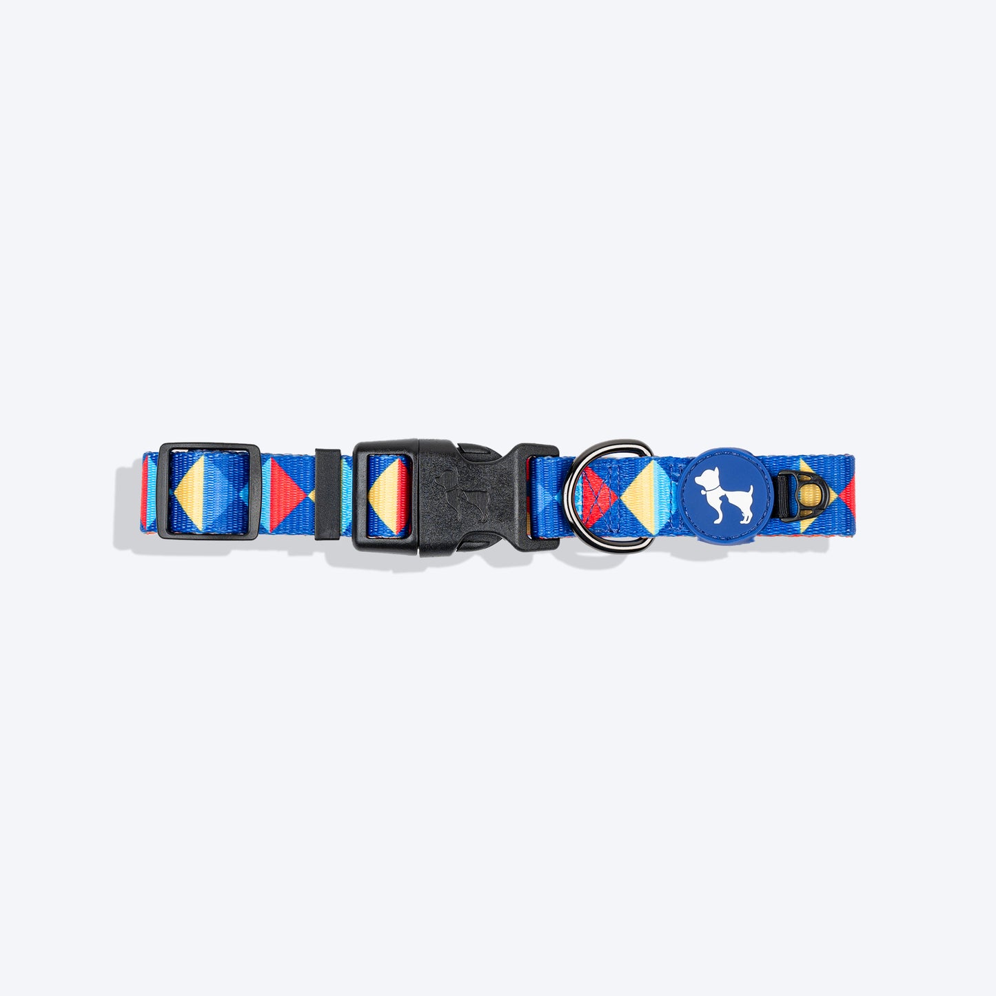 HUFT Prism Patterns Collar For Dog - Blue - Heads Up For Tails