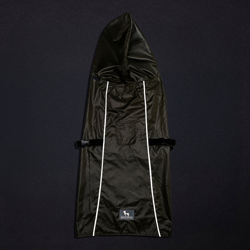 HUFT RainTail Wrap Raincoat For Dog - Olive_09