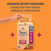 Sara's Wholesome Food Mutton Biryani, Flavours of India, 300 g, made with 50% meat and 50% vegetables and rice.