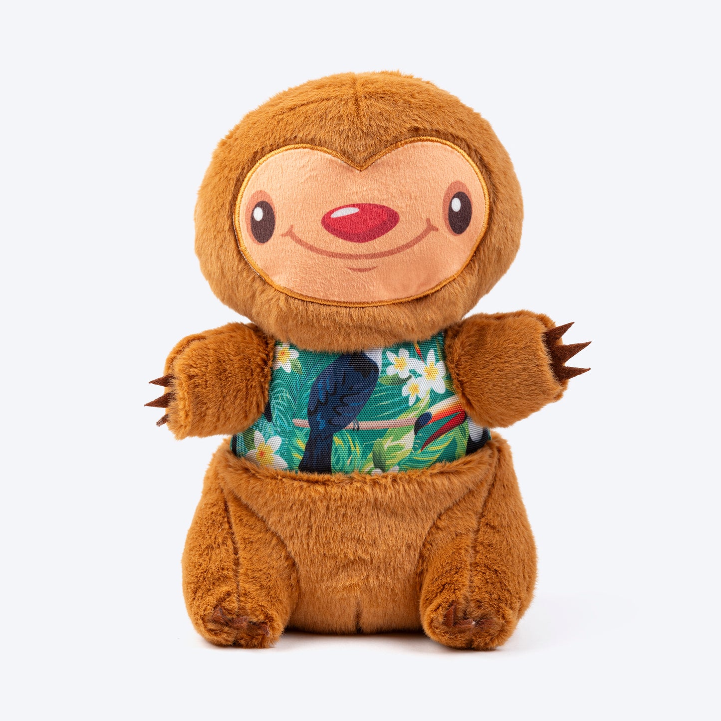 HUFT Sir Snooze-A-Lot Plush Dog Toy - Brown - Heads Up For Tails