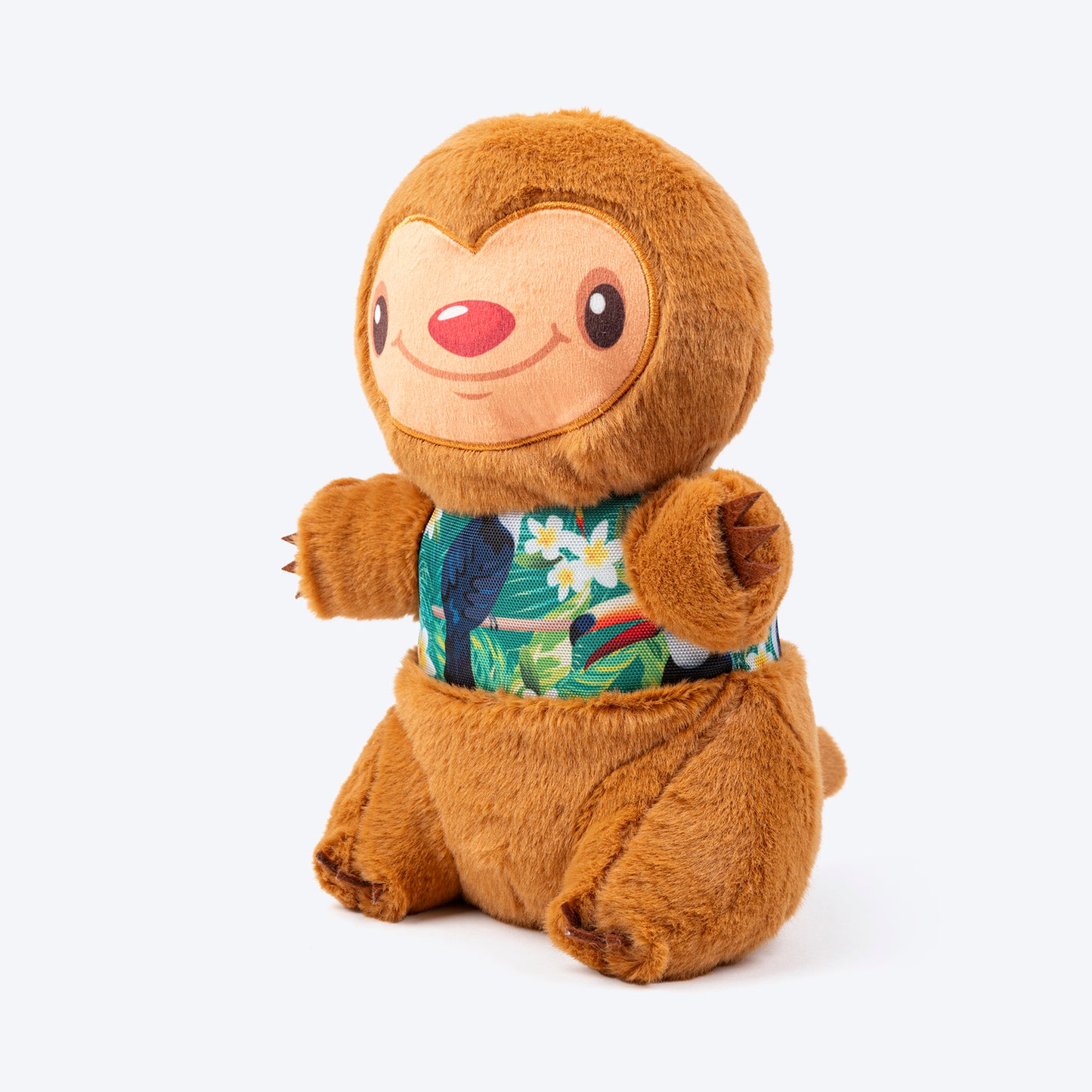 HUFT Sir Snooze-A-Lot Plush Dog Toy - Brown - Heads Up For Tails