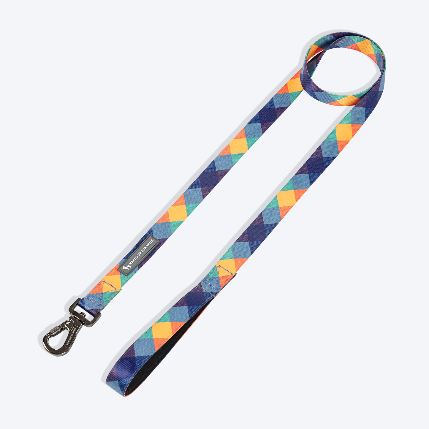 HUFT Technicolor Tartan Leash For Dog - Multicolor_04