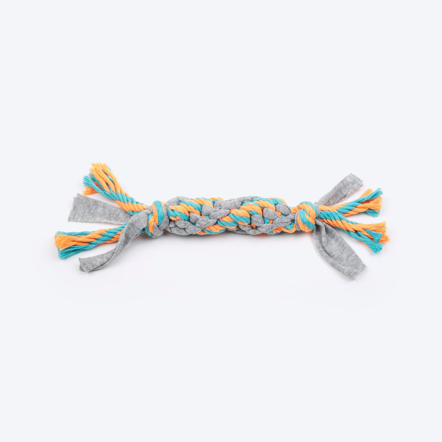 HUFT Twisty Tuggy Rope Toy for Puppies & Small Dogs - Multicolor_01