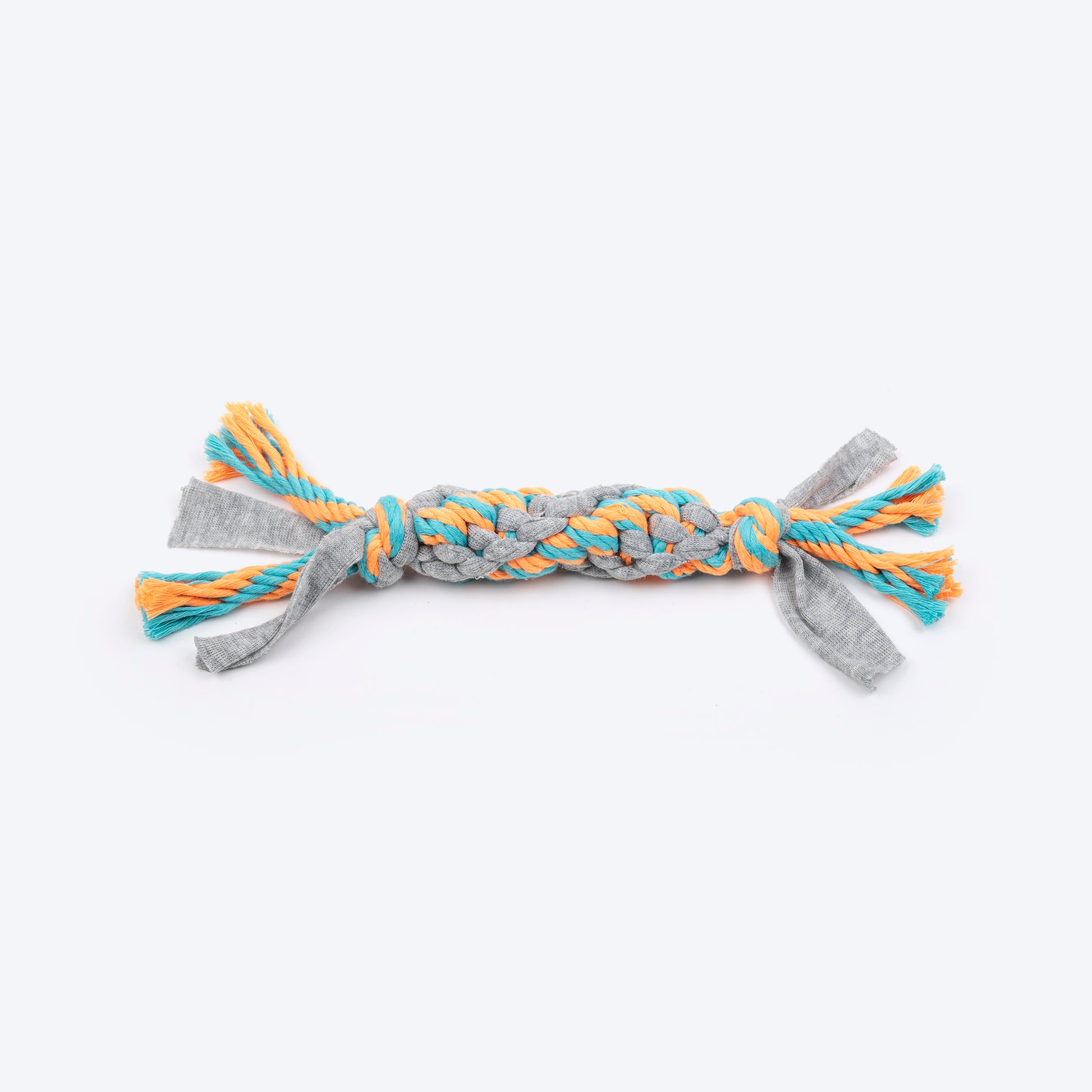 HUFT Twisty Tuggy Rope Toy for Puppies & Small Dogs - Multicolor_01