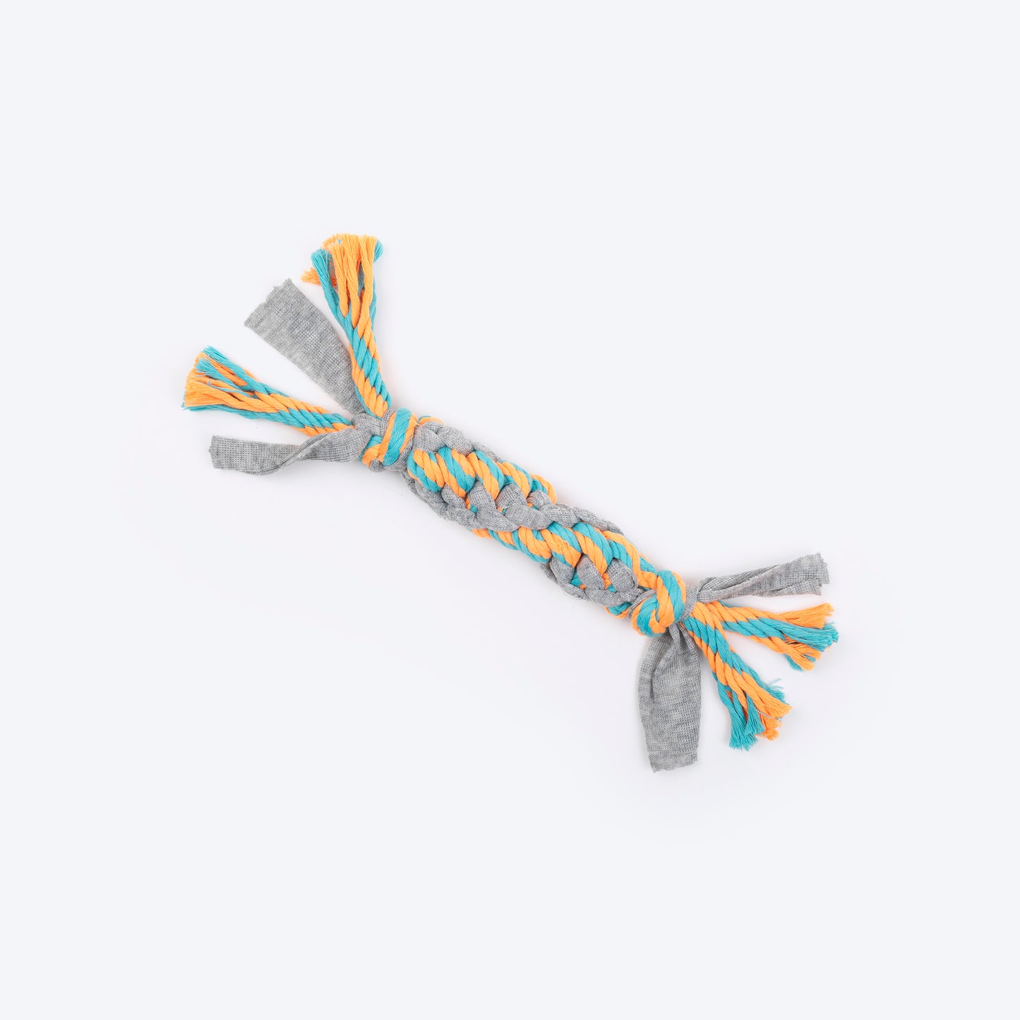 HUFT Twisty Tuggy Rope Toy for Puppies & Small Dogs - Multicolor_02