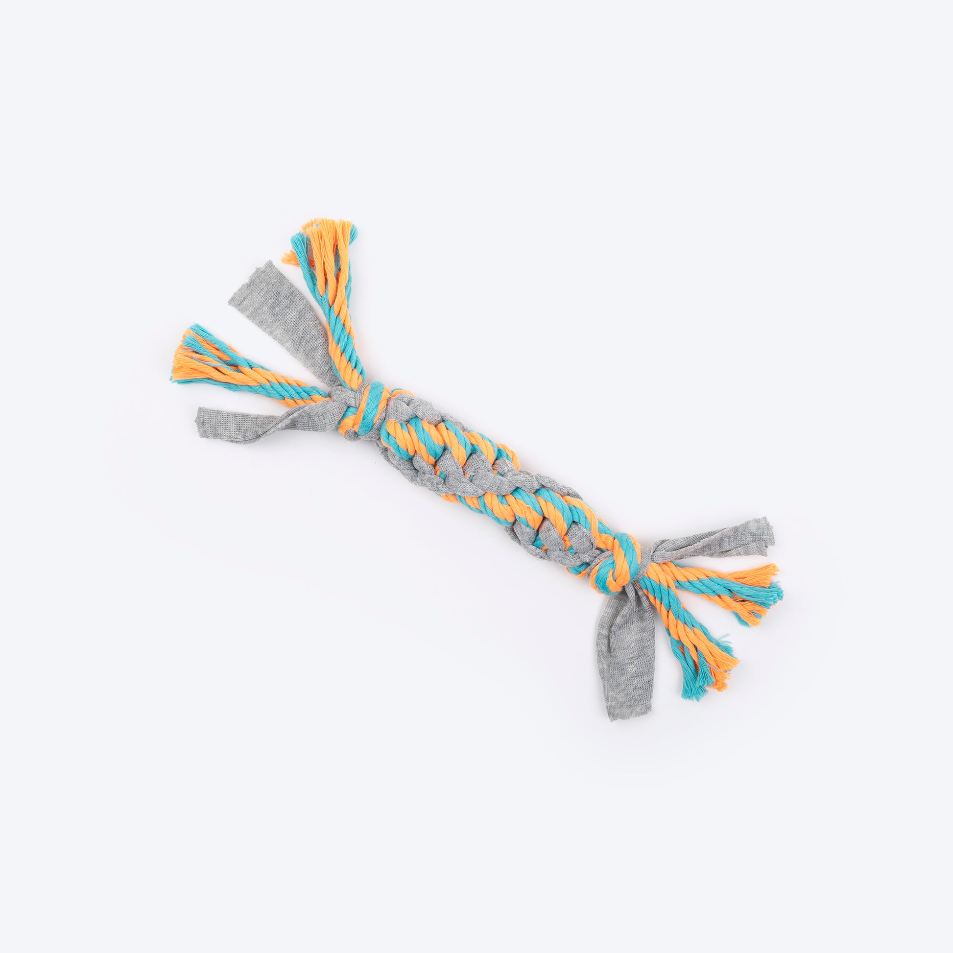 HUFT Twisty Tuggy Rope Toy for Puppies & Small Dogs - Multicolor_02