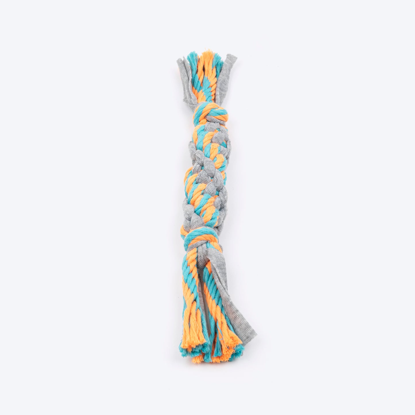 HUFT Twisty Tuggy Rope Toy for Puppies & Small Dogs - Multicolor_03