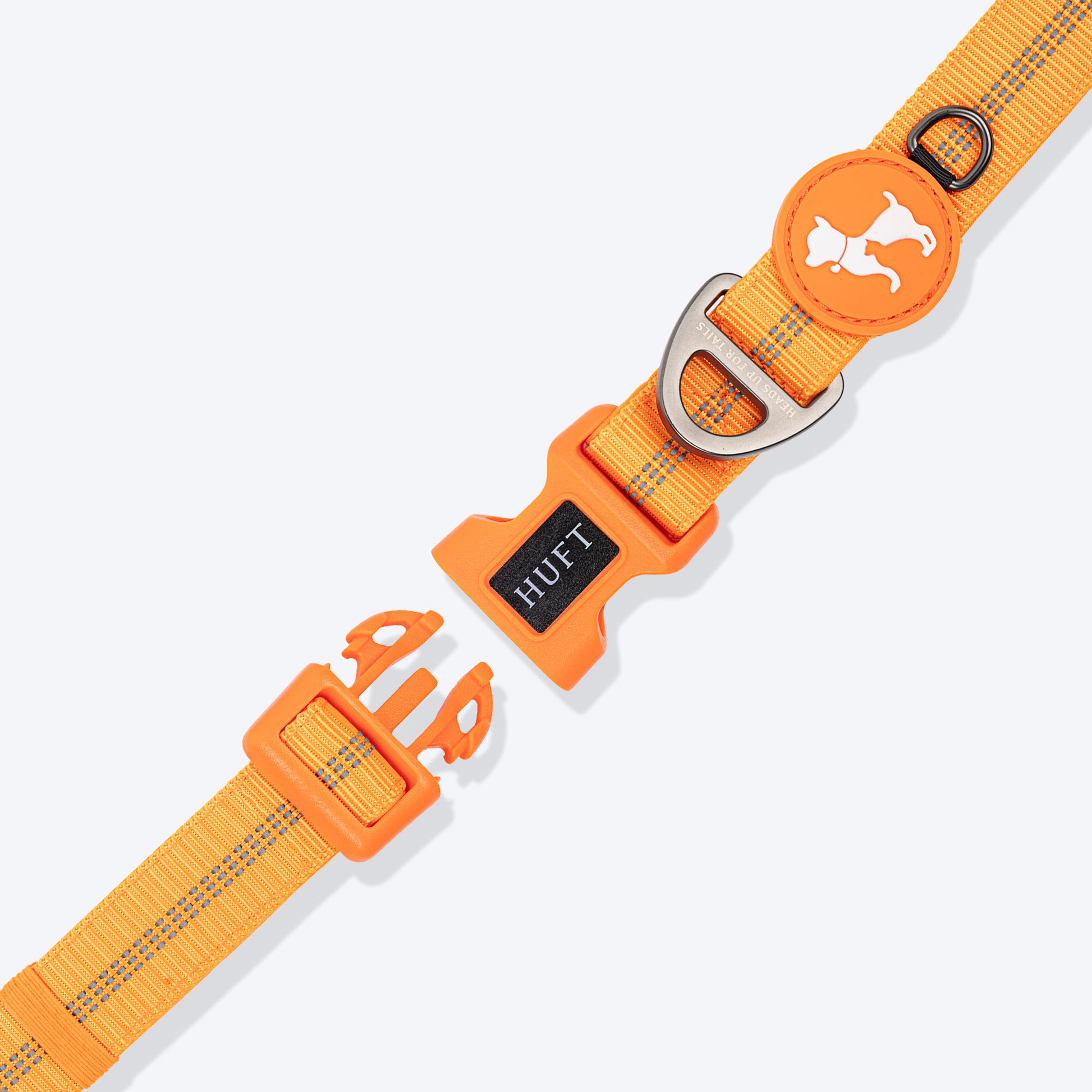 HUFT Xplorers Collar For Dog - Orange_08
