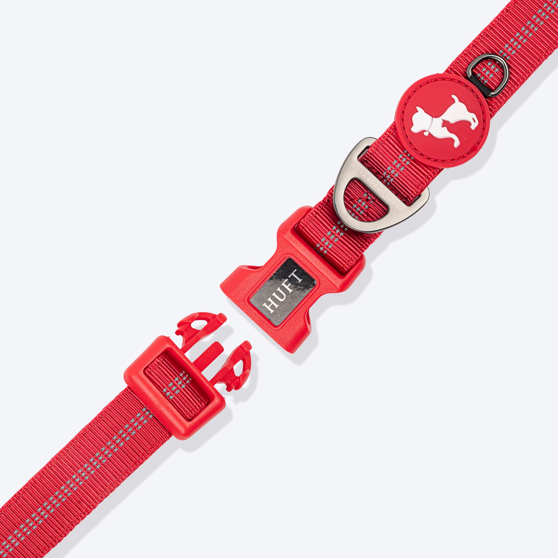 HUFT Xplorers Collar For Dog - Red_10