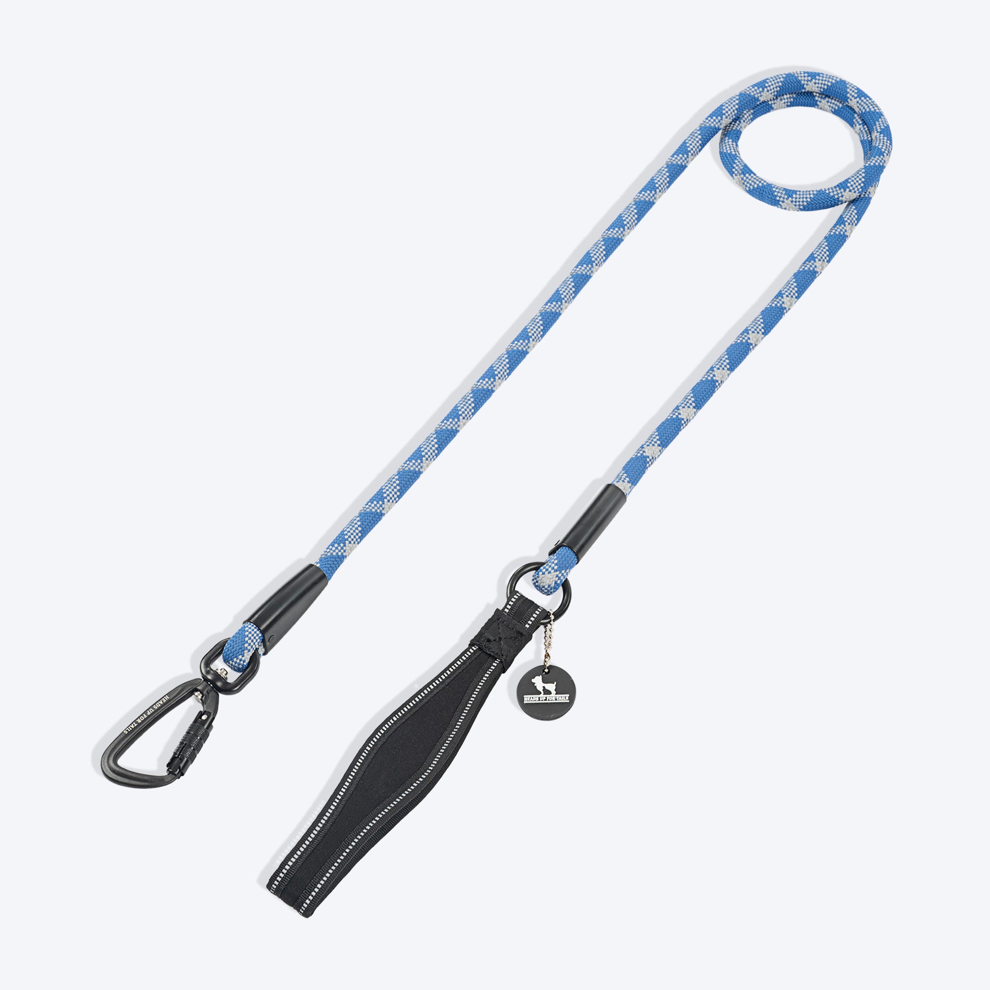 HUFT Xplorers Rope Leash With Carabiner For Dog - Blue - 5 ft_07