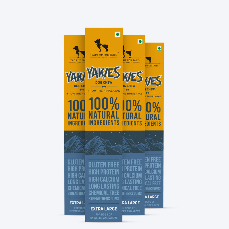 HUFT Yakies Vegetarian Natural Chew Bone - Heads Up For Tails