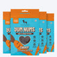 HUFT Yum Nums Dog Treats Soft & Chewy Sticks Carrot With Real Chicken - Heads Up For Tails