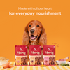 Hearty Chunky Lamb & Liver in Gravy dog food by Heads Up for Tails, 70g, suitable for dogs over 3 months.