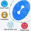 Holy Paws Cool Ring With Treat Dispenser Chilled Chew Toy For Dog - Blue - Heads Up For Tails