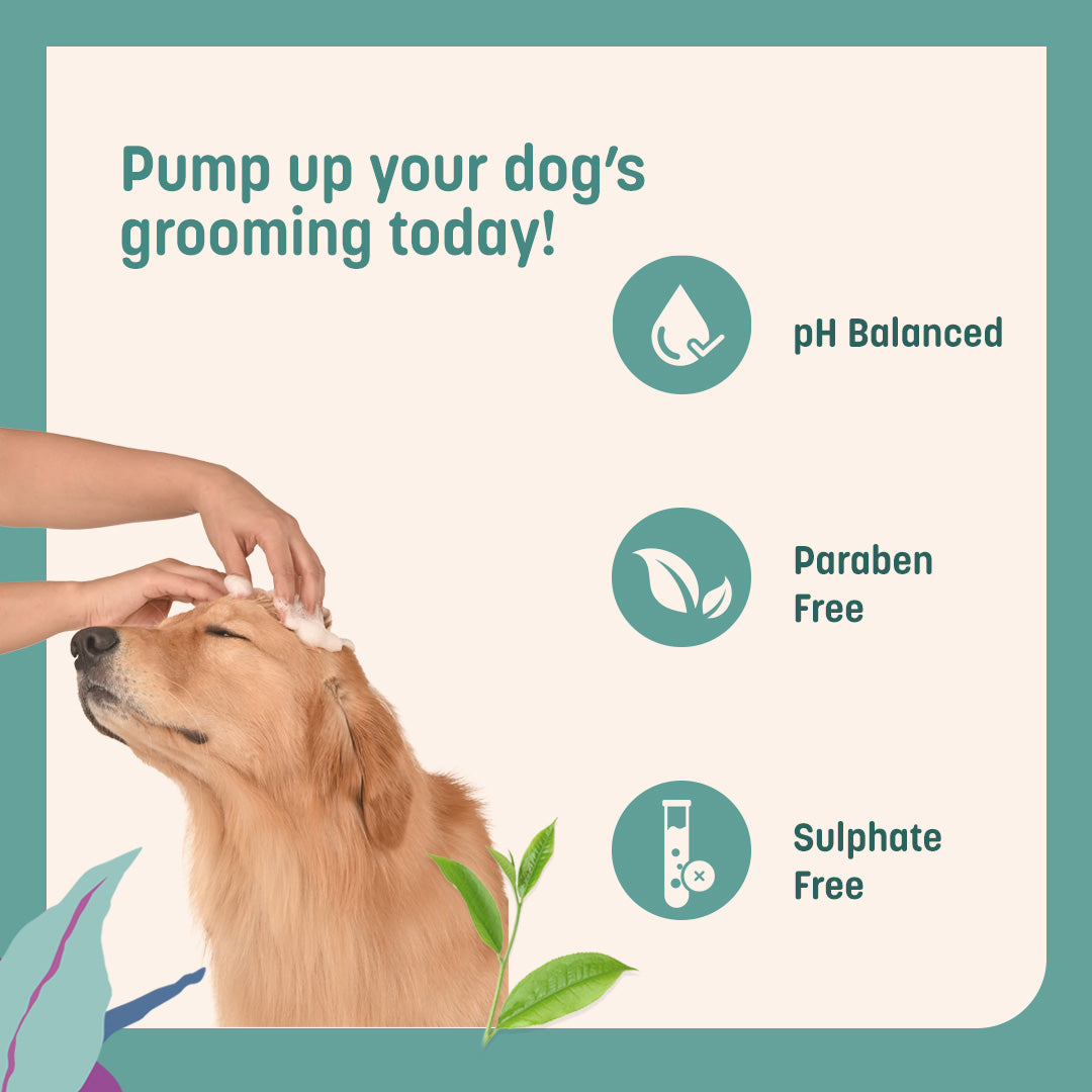 HUFT Waterless Cleansing & No Rinse Dry Shampoo For Dogs - 140 ml - Heads Up For Tails
