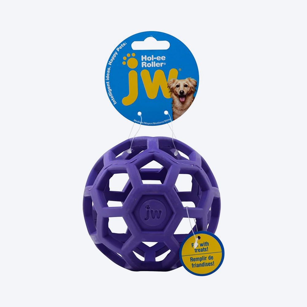 JW Pet Hol-ee Roller Puzzle Dog Toy - Assorted - Heads Up For Tails