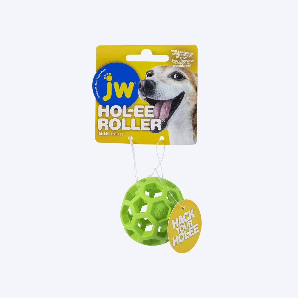 JW Pet Hol-ee Roller Puzzle Dog Toy - Assorted - Heads Up For Tails