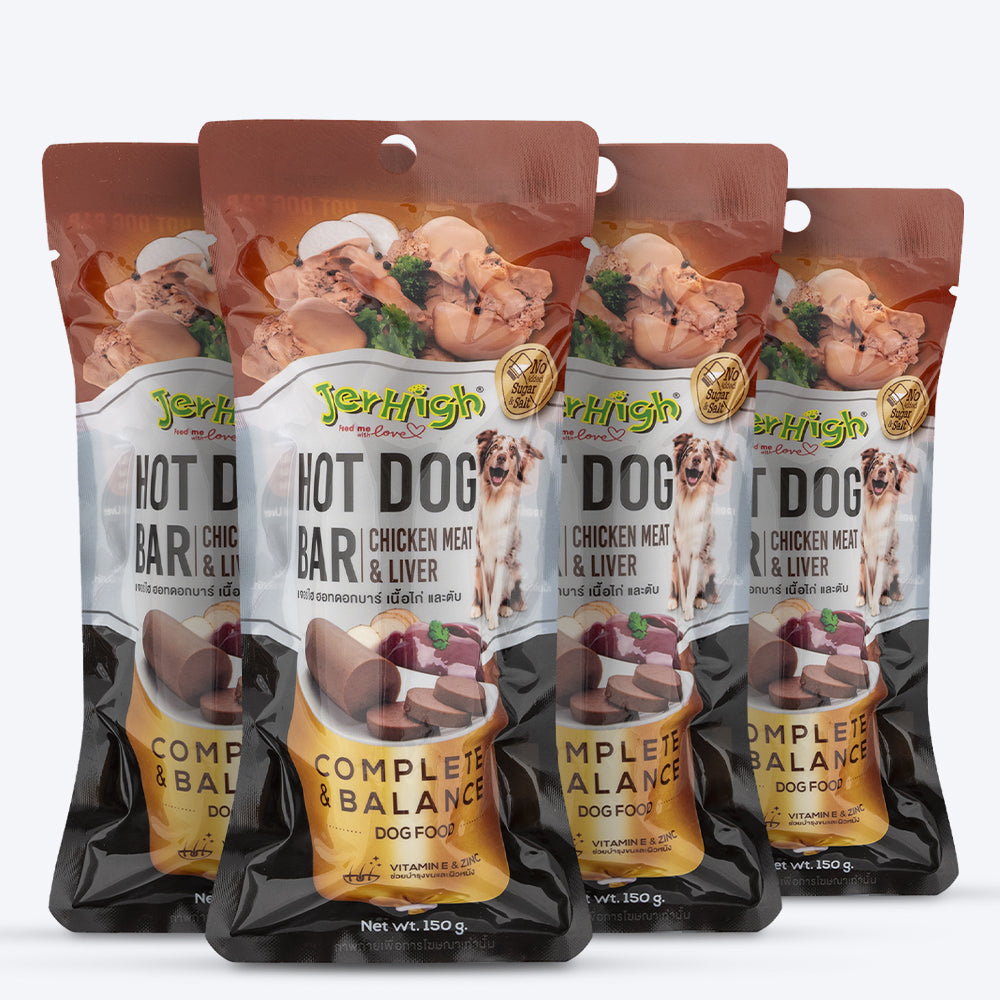 JerHigh Hotdog-Bar Dog Treat - Liver - 150 g_03