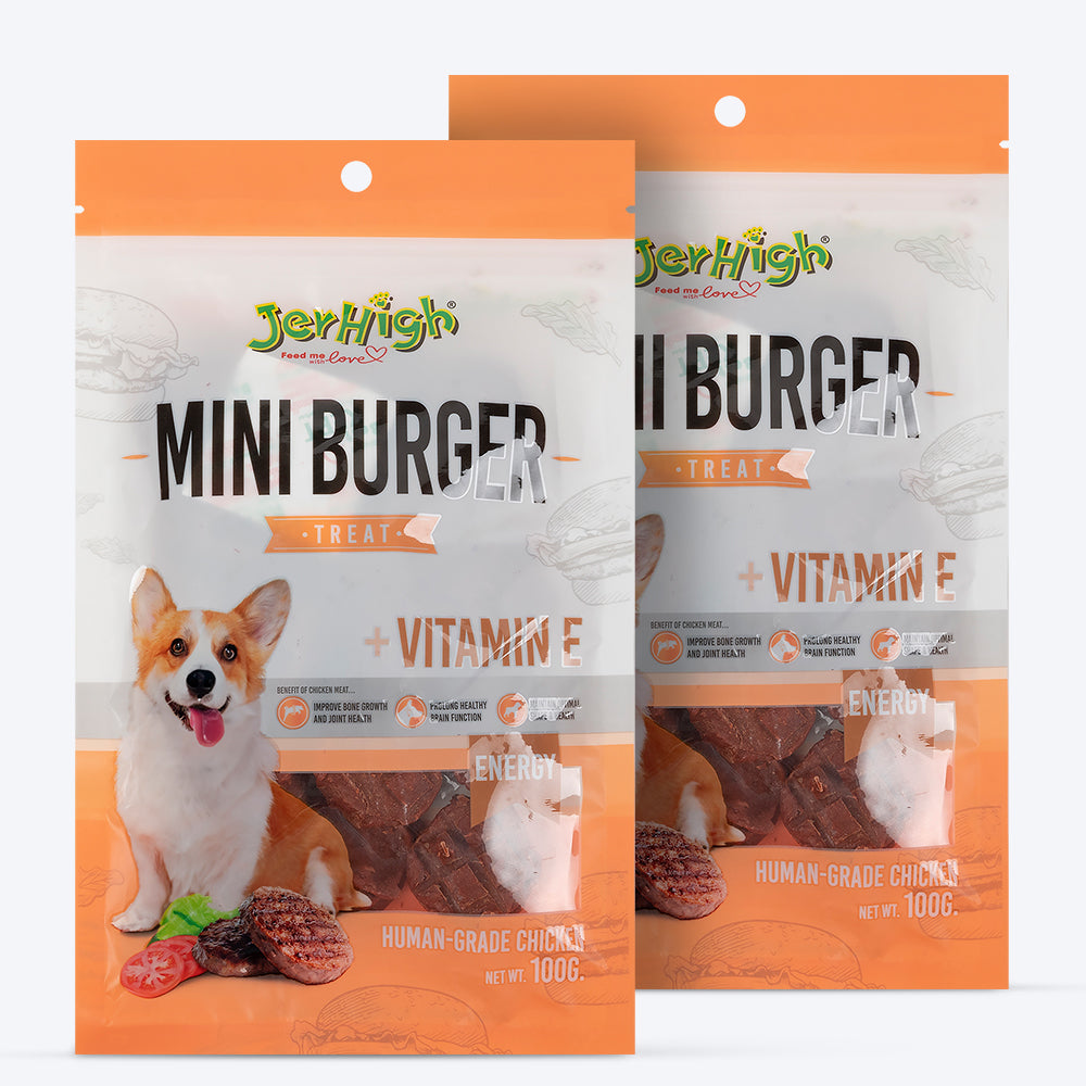JerHigh Mini Burger Dog Treats - 100 g_02