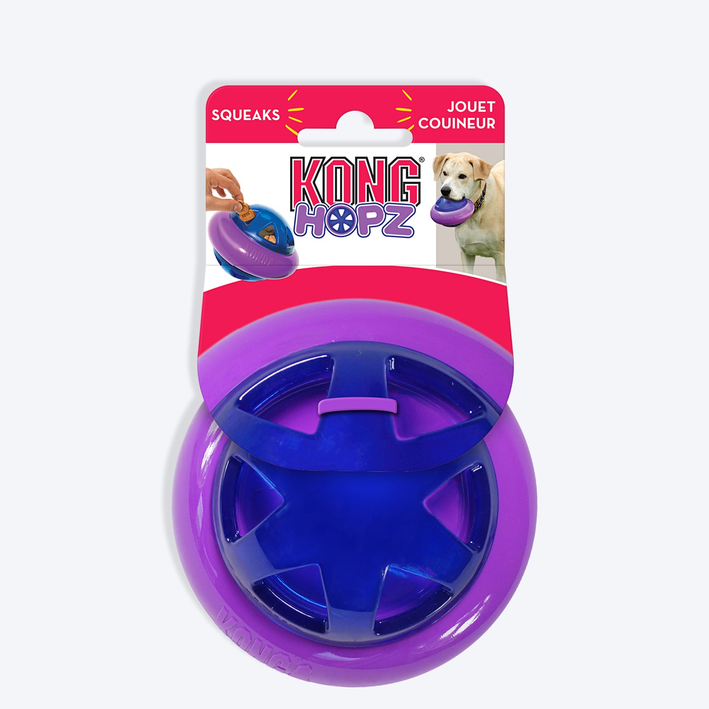 KONG Hopz Ball Dog Toy - Heads Up For Tails