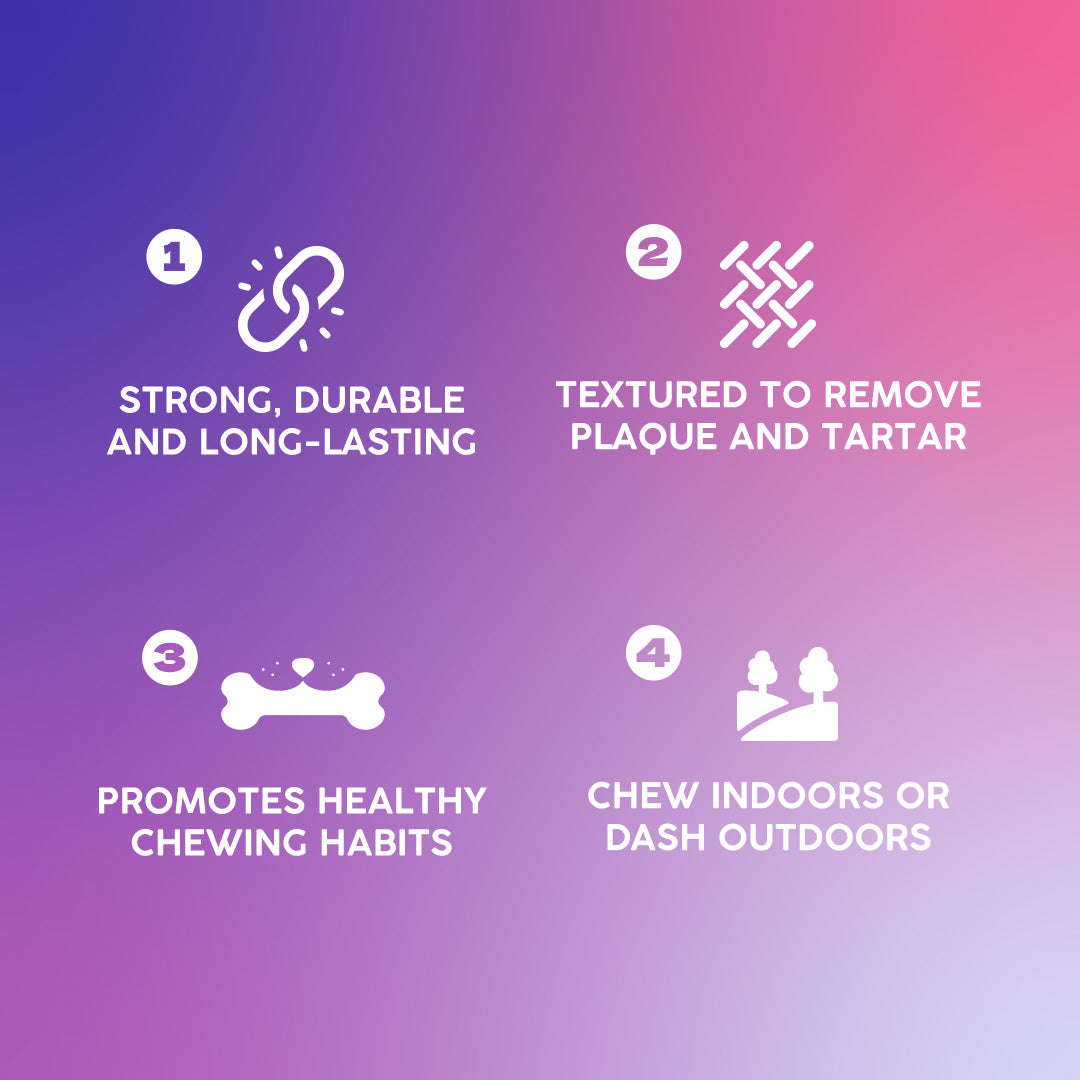 Dash Dog Knots of Fun Rope Toy For Dog - Yellow - Heads Up For Tails