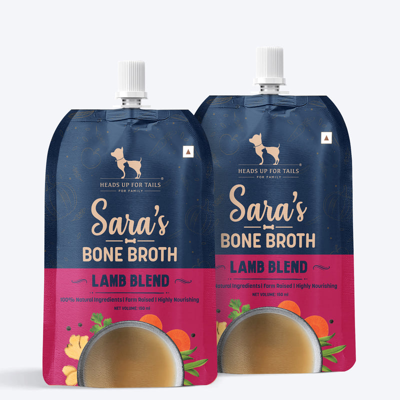 HUFT Sara's Lamb Blend Bone Broth For Dogs - 150 ml - Heads Up For Tails