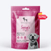 Sara's Doggie Treats Dehydrated Lamb Jerky, 70 g, high protein, low fat, all-natural, grain-free dog treats.