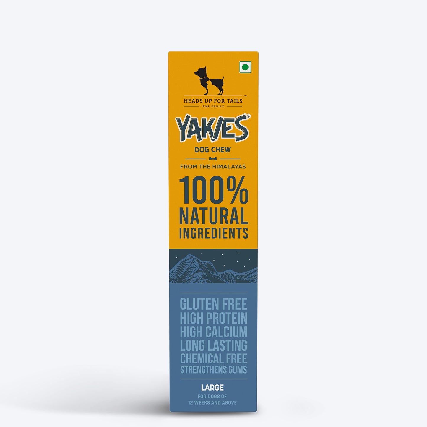 HUFT Yakies Vegetarian Natural Chew Bone - Old GS - Heads Up For Tails