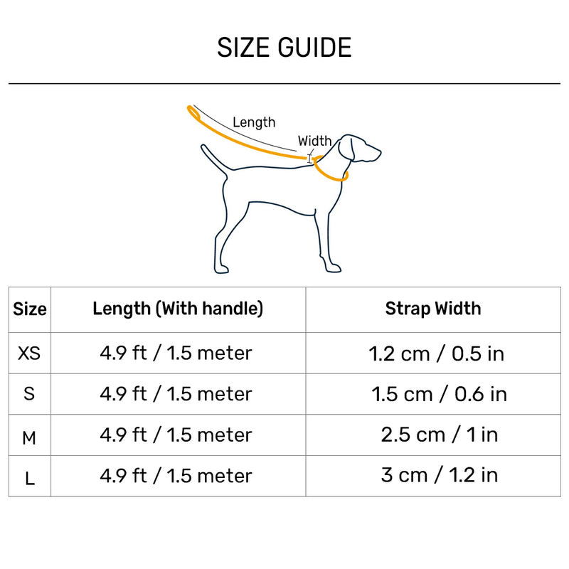 HUFT Bloomscape Leash For Dog - Navy - Heads Up For Tails