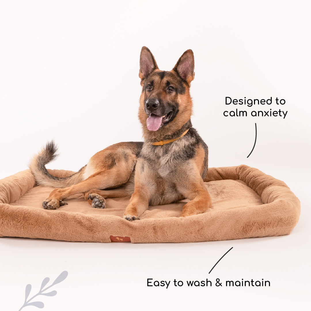 HUFT Fluffy Dreams Plush Mat - Brown - Heads Up For Tails