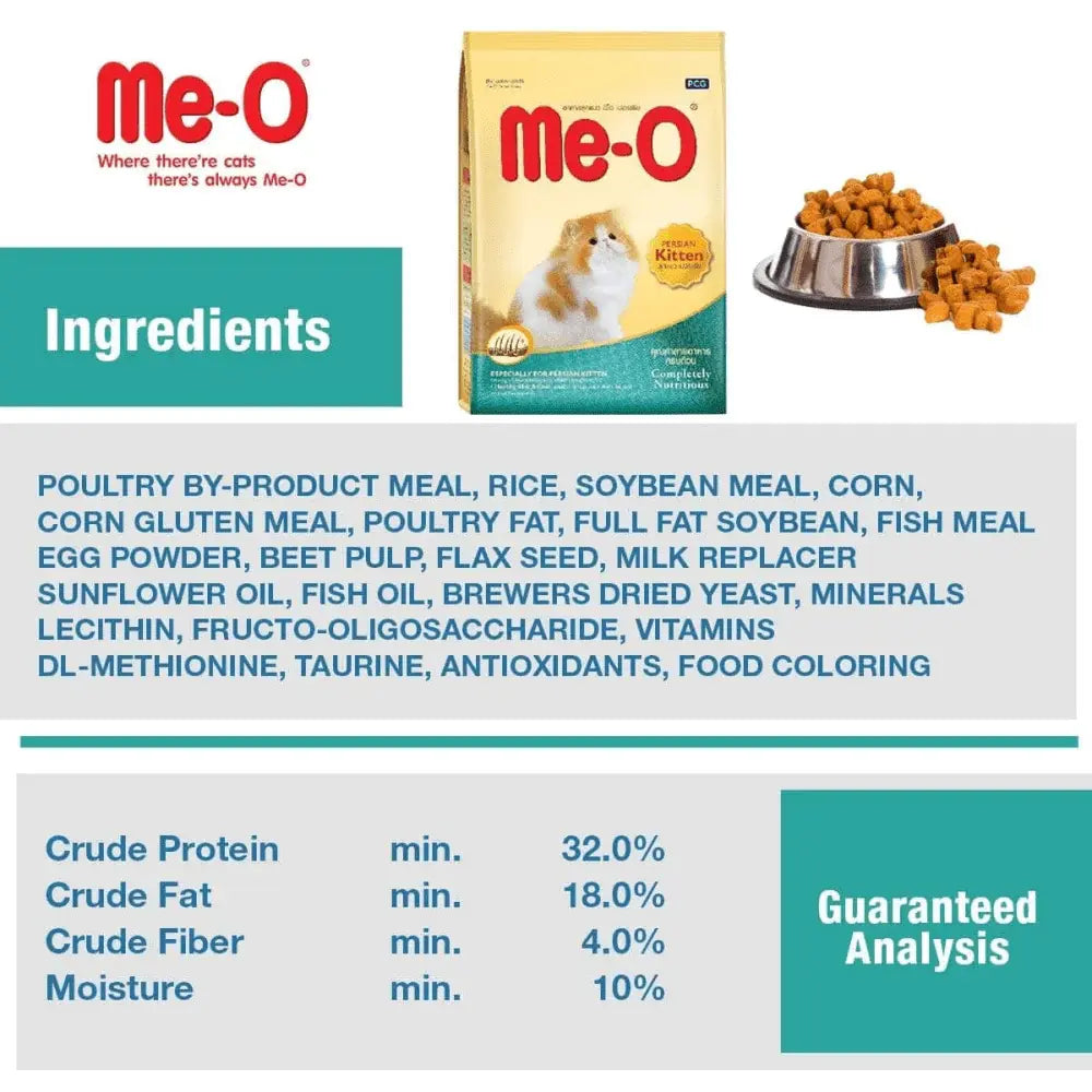 Me-O Persian Dry Kitten Food - Heads Up For Tails