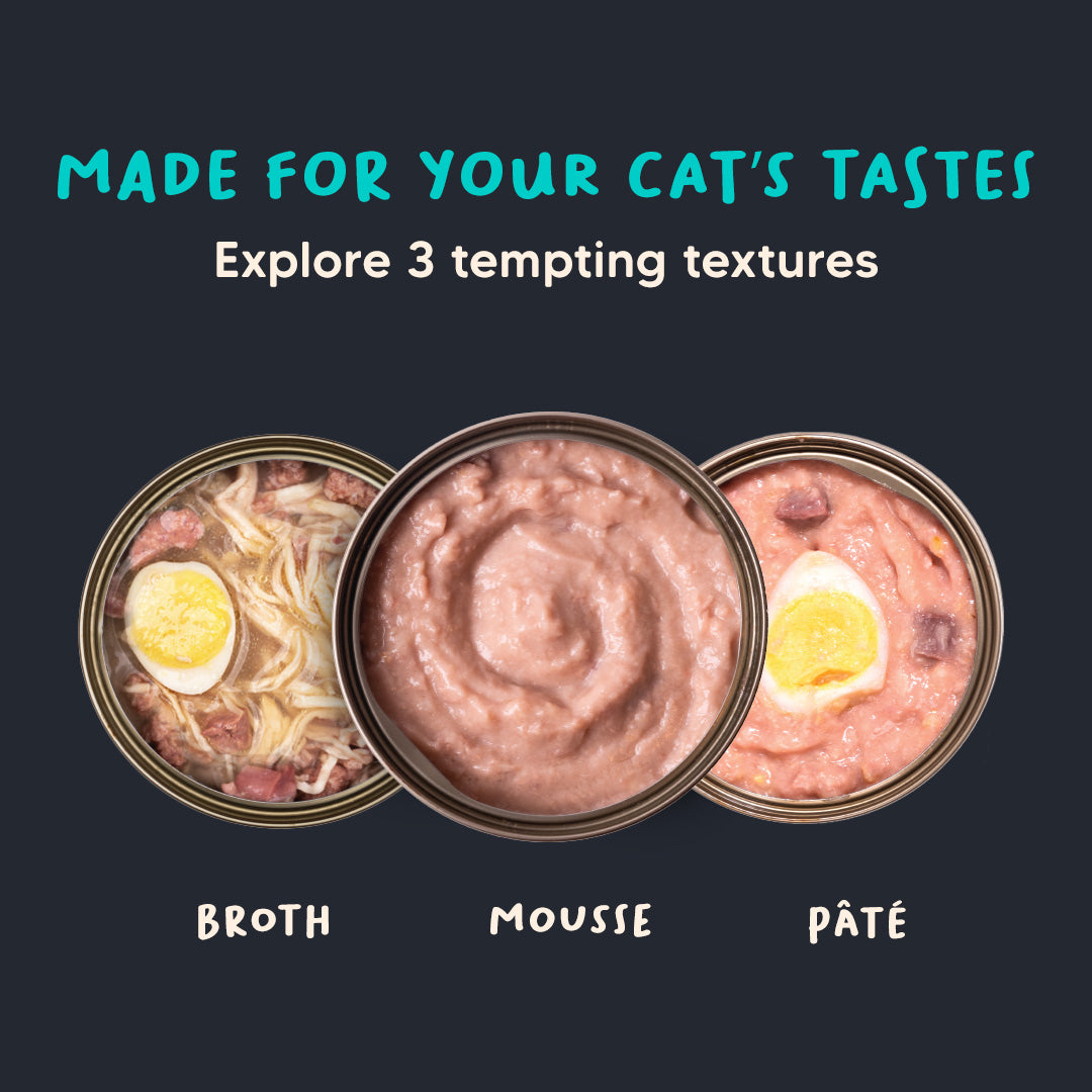 Meowsi by HUFT Chicken Breast With Quail Egg Mousse Canned Cat Wet Food-80 gm - Heads Up For Tails