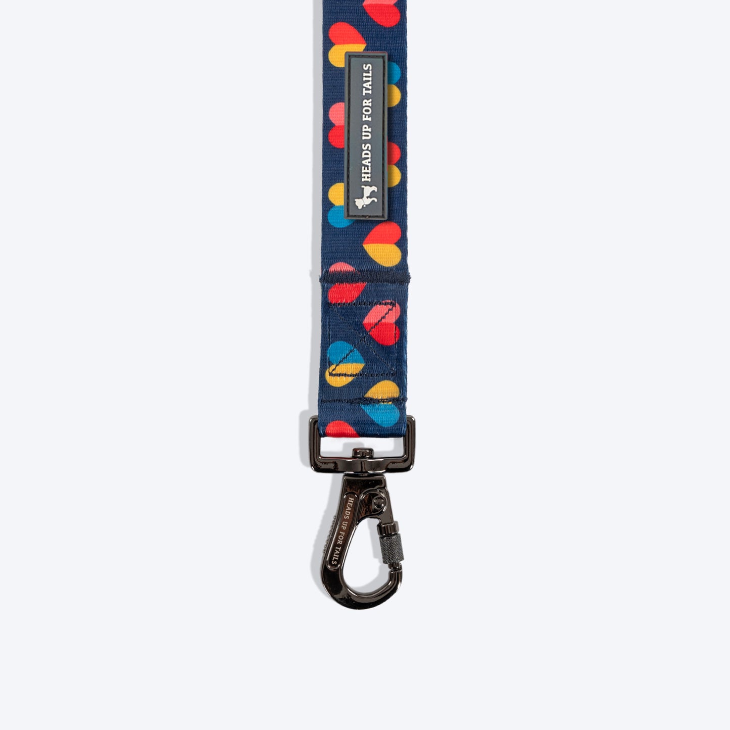 HUFT Love Struck Printed Leash For Dog - Navy Blue - Heads Up For Tails