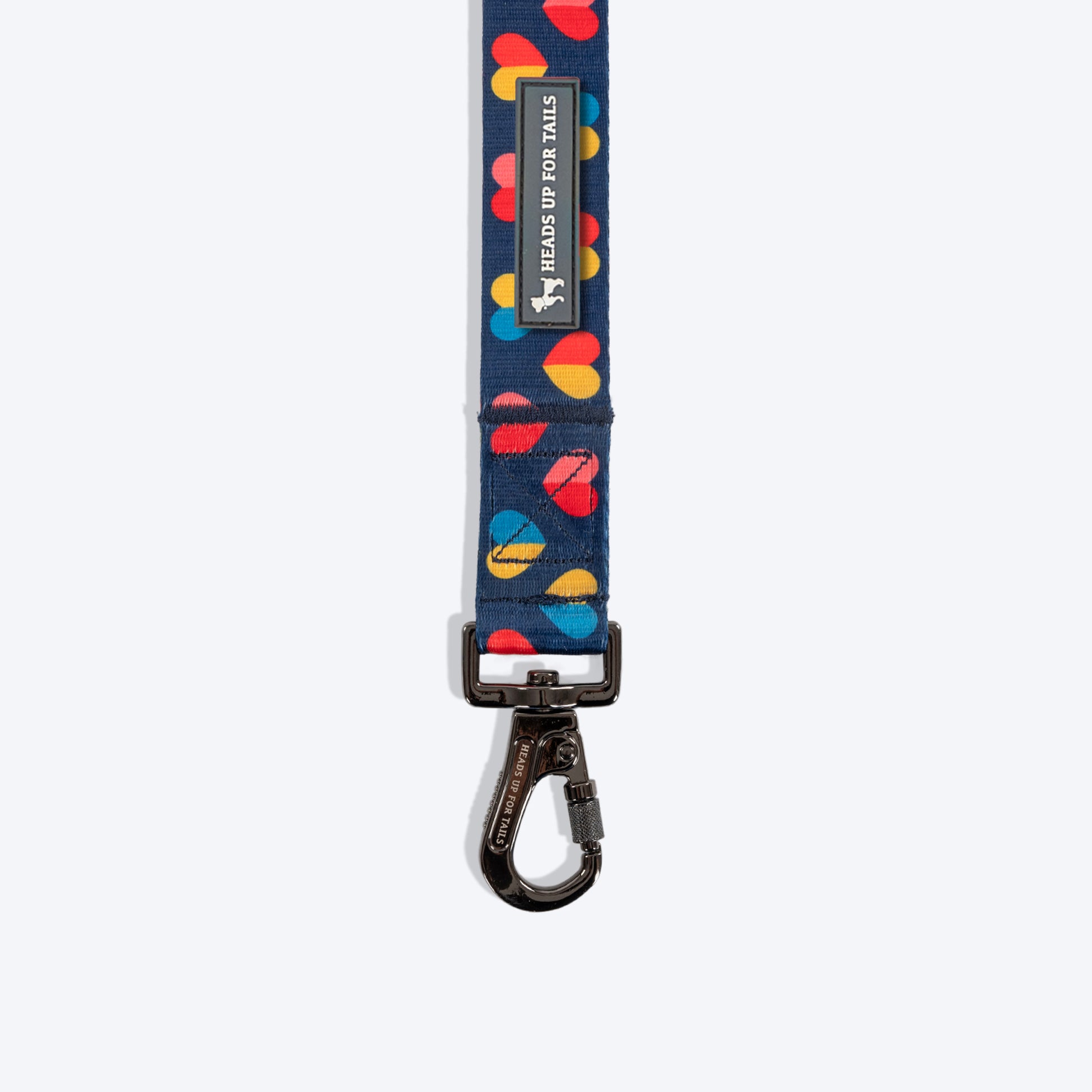 HUFT Love Struck Printed Leash For Dog - Navy Blue - Heads Up For Tails