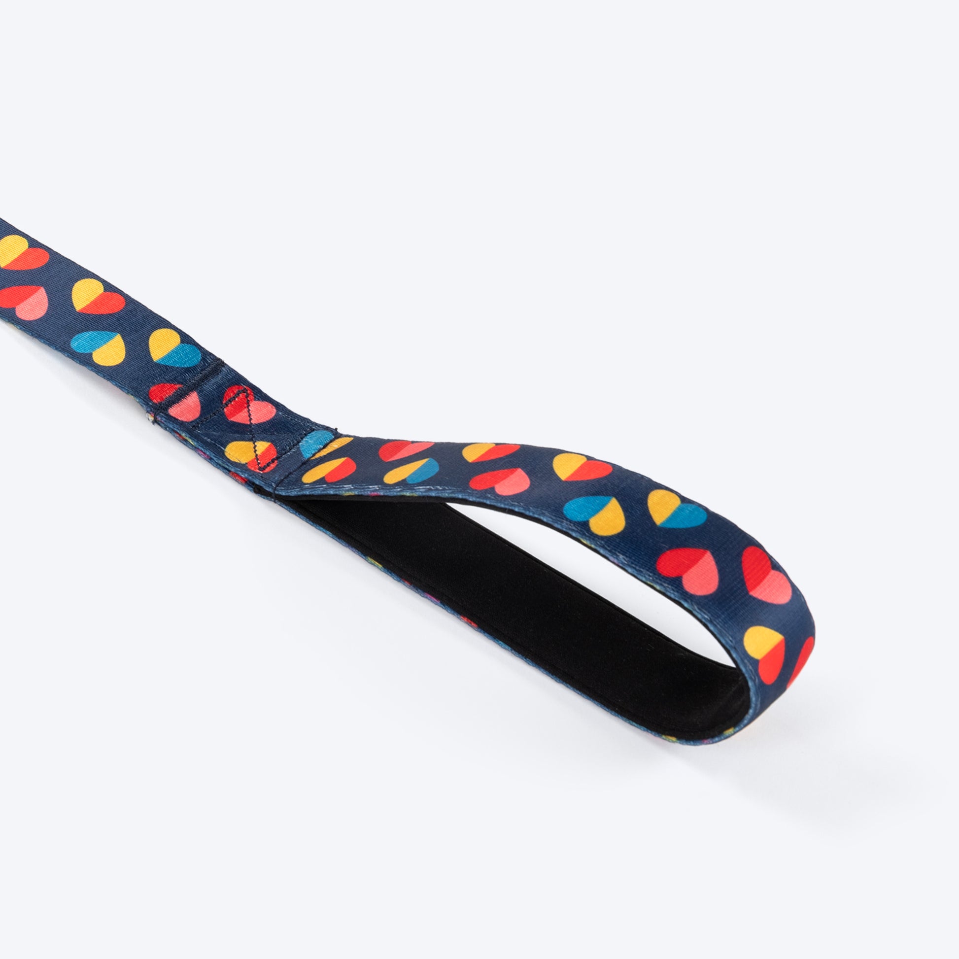 HUFT Love Struck Printed Leash For Dog - Navy Blue - Heads Up For Tails