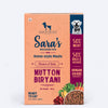 Sara's Wholesome Mutton Biryani Wet Dog Food Human-Grade