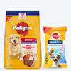 Pedigree Super Saver Adult Dog Food & Treat Combo - Pack of 2 - Heads Up For Tails