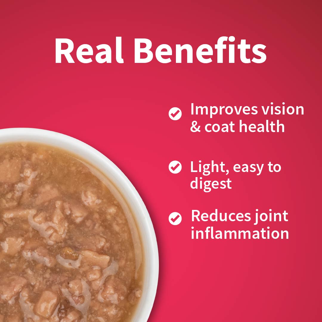 NutriMeow Salmon In Gravy Wet Food For Adult Cat - 80 gm - Heads Up For Tails