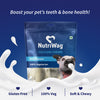 NutriWag Milk Calcium Chew Bones Treats For Dog - Heads Up For Tails