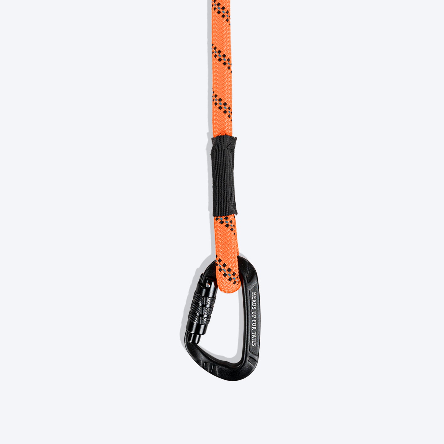 HUFT Rope Leash With Carabiner For Dog - Orange - 1.2 m - Heads Up For Tails