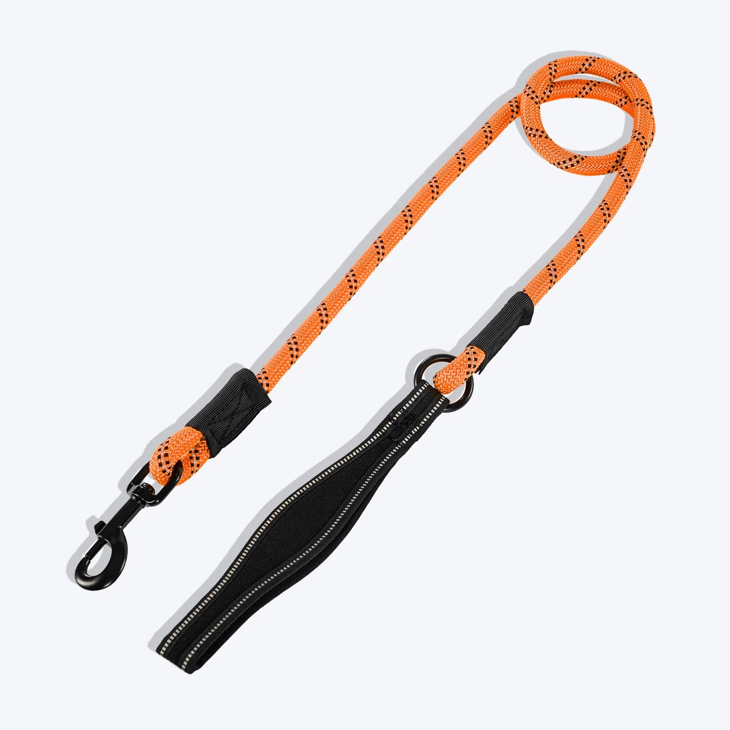 HUFT Classic Rope Leash For Dog - Orange - M - 5 ft - Heads Up For Tails