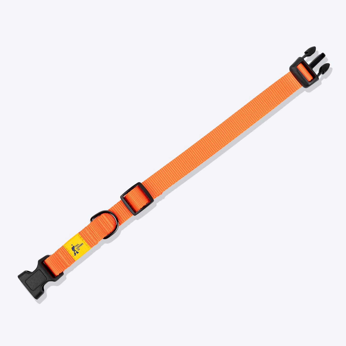 TLC Basic Collar For Dog - Orange - Heads Up For Tails