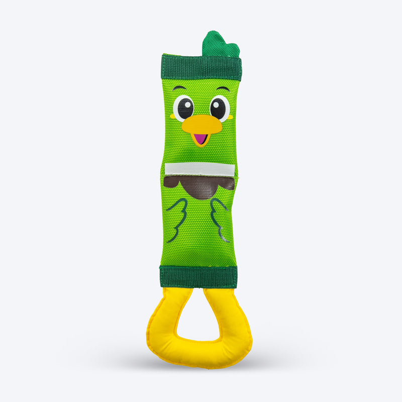 Outward Hound Mallard Fire Biterz Chew Toy For Dog - Green - Heads Up For Tails